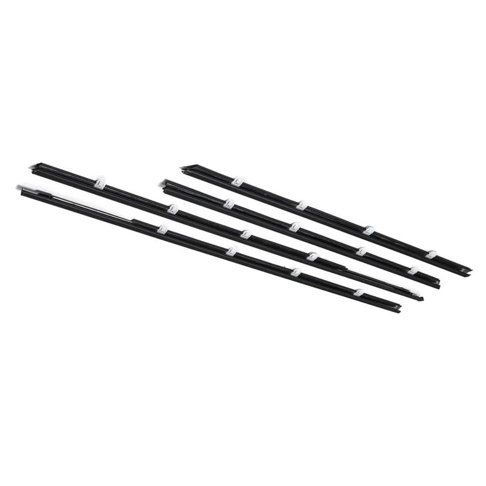 JBPIHZT for Civic 2012-2015 Window Weatherstrip Outer Glass Seal Belt Trim Sealing Rubber Strips Waterproof