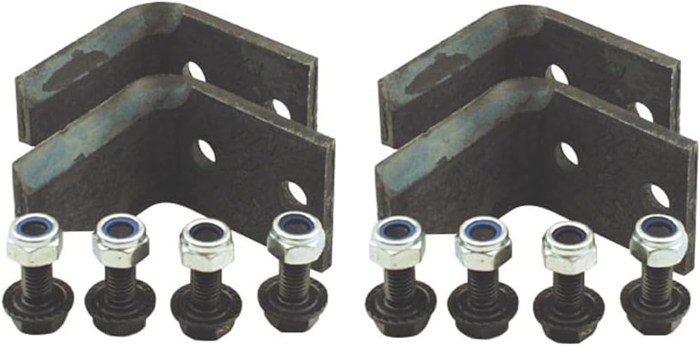 Set of side knives with screws