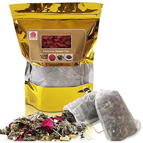 Yoni Steam Herb for Women pH Balance, Natural Feminine Vaginal Herbs Cleansing Rejuvenate, Herbal Blend, 7 Filter Bags Vaginal Herbs Cover