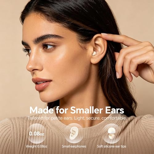 Xmenha Mini Invisible Sleep Ear Buds Earbuds Sleeping Headphones for Side Sleepers, Comfortable Smallest Sleeping Earbuds Small Ear Bud No Low Battery Reminder, Ultra-Low Volume, Anti-Touch Protection — view 5