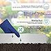 Vigevee Rasenkante verzinkt Metall, 5m 10m 15m 20m 25m 30m 35m 40m 45m 50m 100x15cm oder 100x18cm Beeteinfassung Mähkante Palisade Gartenbeet, Silber (Länge 5m - Höhe 15cm)