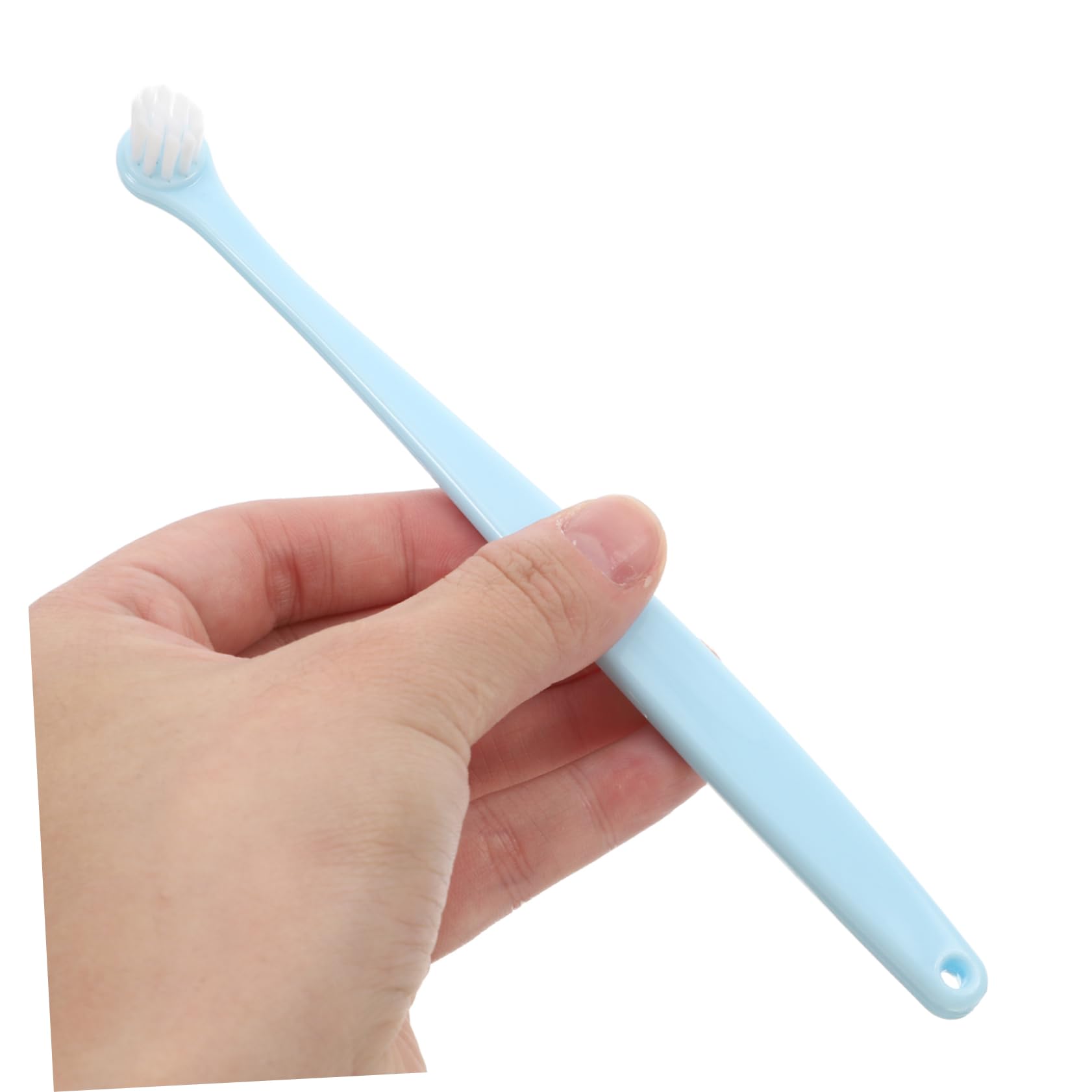 Mipcase Ergonomic Grip Pet Toothbrush Gentle Care for Puppies Kitten and All Breeds