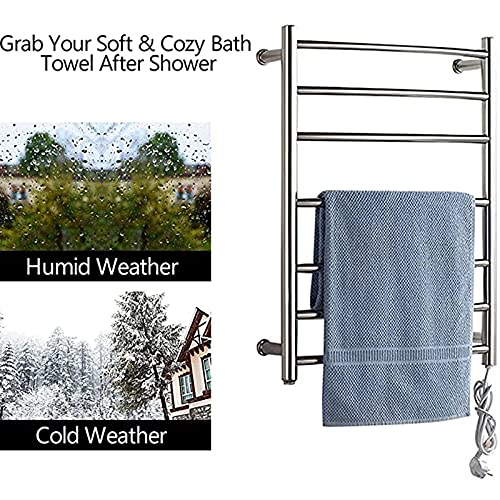 Chauffe-serviettes de bain mural pour éliminer l'humidité et le linge froid