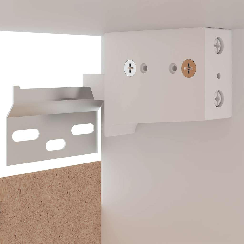 vidaXL Conjunto de armarios de Cocina de 8 Piezas Lyon de Madera de ingeniería Blanca