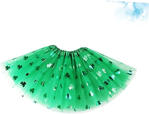 Miniatura 9 de ERINGOGO 1 disfraz de San Patricio, traje del día de San Patricio, vestido verde, disfraz de trébol, tutú verde, disfraz del día de San Patricio,