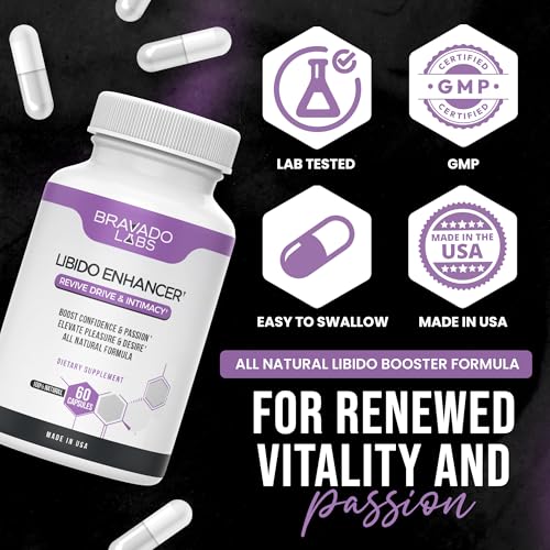 Bravado Labs Libido Enhancer Supplement - Female Libido Booster For Women thumb #3