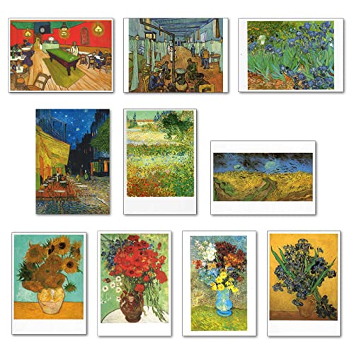 ポストカード アート10柄セット ハガキサイズ 名画 おしゃれ 郵便はがき メッセージカード コレクション 輸入商品