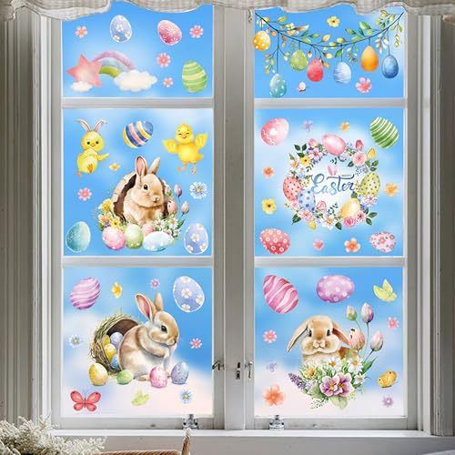 Decoraciones Adhesivas Dobles para Ventanas - 9 Hojas miniatura 1