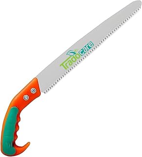 TRADOCARE Garden Pruning Saw 12 Inch | Heavy Duty Hand Saw with Sharp Steel Blade for Tree, Branch & Wood Cutting | Lightw... Price In India