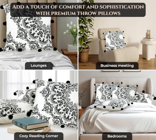 Image of ROYALE LINENS 20 x 20 Pillow Insert - Down Alternative Throw Pillows Insert - Square Pillow Pack of 1 - Bed & Couch Pillows - Inner Cushion for Bed, Cushion for Living Room - Shams Stuffer