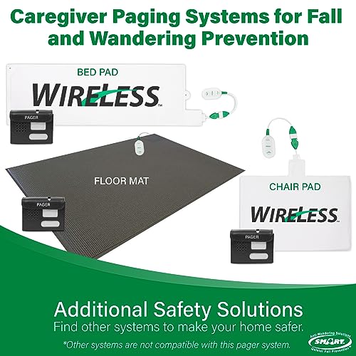 Smart-Caregiver-Two-Call-Buttons-Wireless-Caregiver-Pager-for-Fall-Prevention-and-Elderly-Assistance-Caregiver-Call-Button-with-Wearable-Lanyard-Nurse-Call-Alert-System-with-Up-to-300-Range