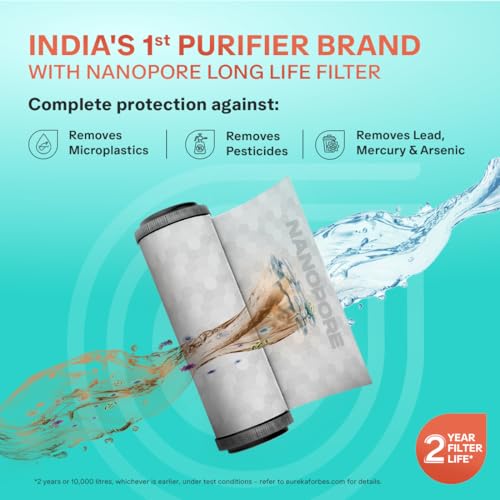 Image of Aquaguard Enrich Marvel UV+UF 2X | 2 Year Filter Life | With Mega Sediment Filter | 3-in-1 Active Copper Technology | UV e-Boiling | 9 Stage Purification | Suitable for Municipal Water (TDS < 200 ppm)