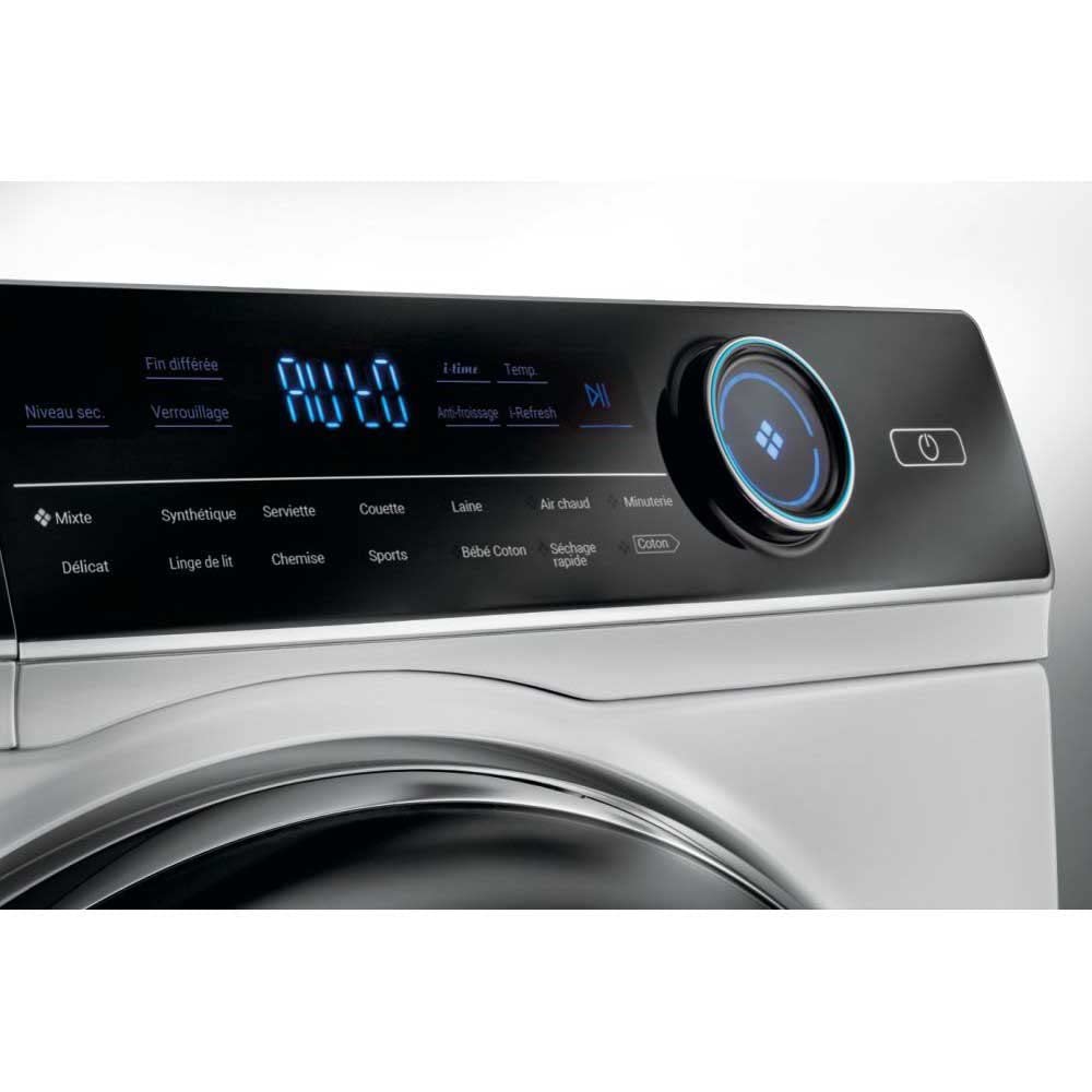 Haier I-PRO SERIES 7 - HD90-A3979-S, Secadora bomba de calor 9 kgs, Inverter, Tambor XXL con led, 14 programas, i-Time, i-Refresh (microvapor), Antiarrugas, 66dba, A+++