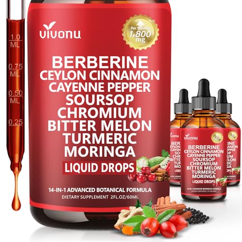 VivoNu 14-in-1 Berberine with Ceylon Cinnamon Oregano