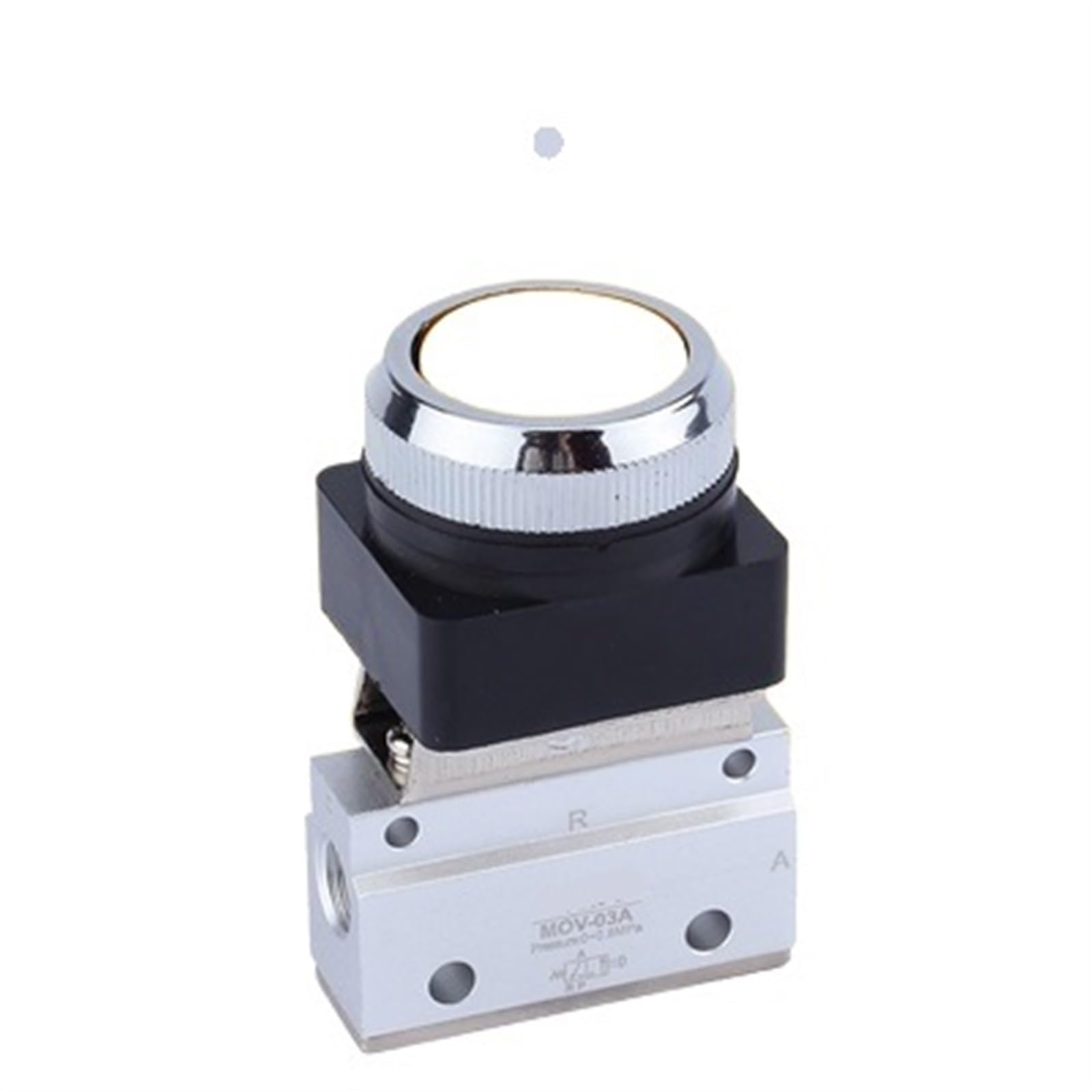 Válvula neumática industrial de botón mecánico MOV-03A para tableros de control