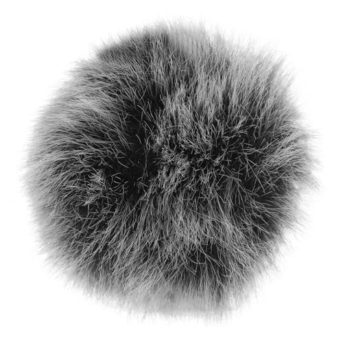 Microphone lavalier accessoire Ciieeo bonnette anti-vent fausse fourrure 1 cm doux