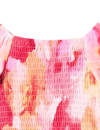 Speechless Girls' Flutter Sleeve Chiffon Maxi Tiered Dress2