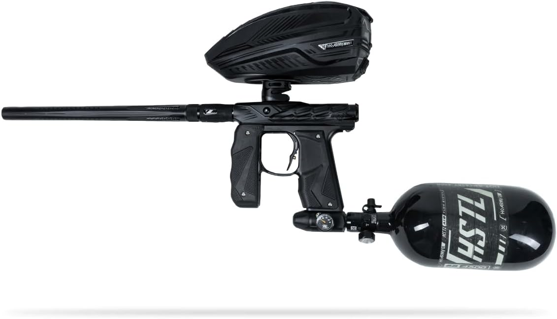HK Army x Empire Mini GS Paintball Marker w/LAZR, TFX3 Loader, 68/4500 HPA Tank Paintball Package