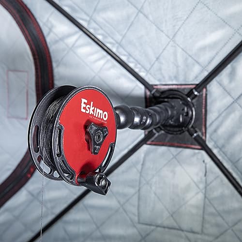 Eskimo® 41944 E-Hub™ Rattle Reel, Ice Shelters, Black
