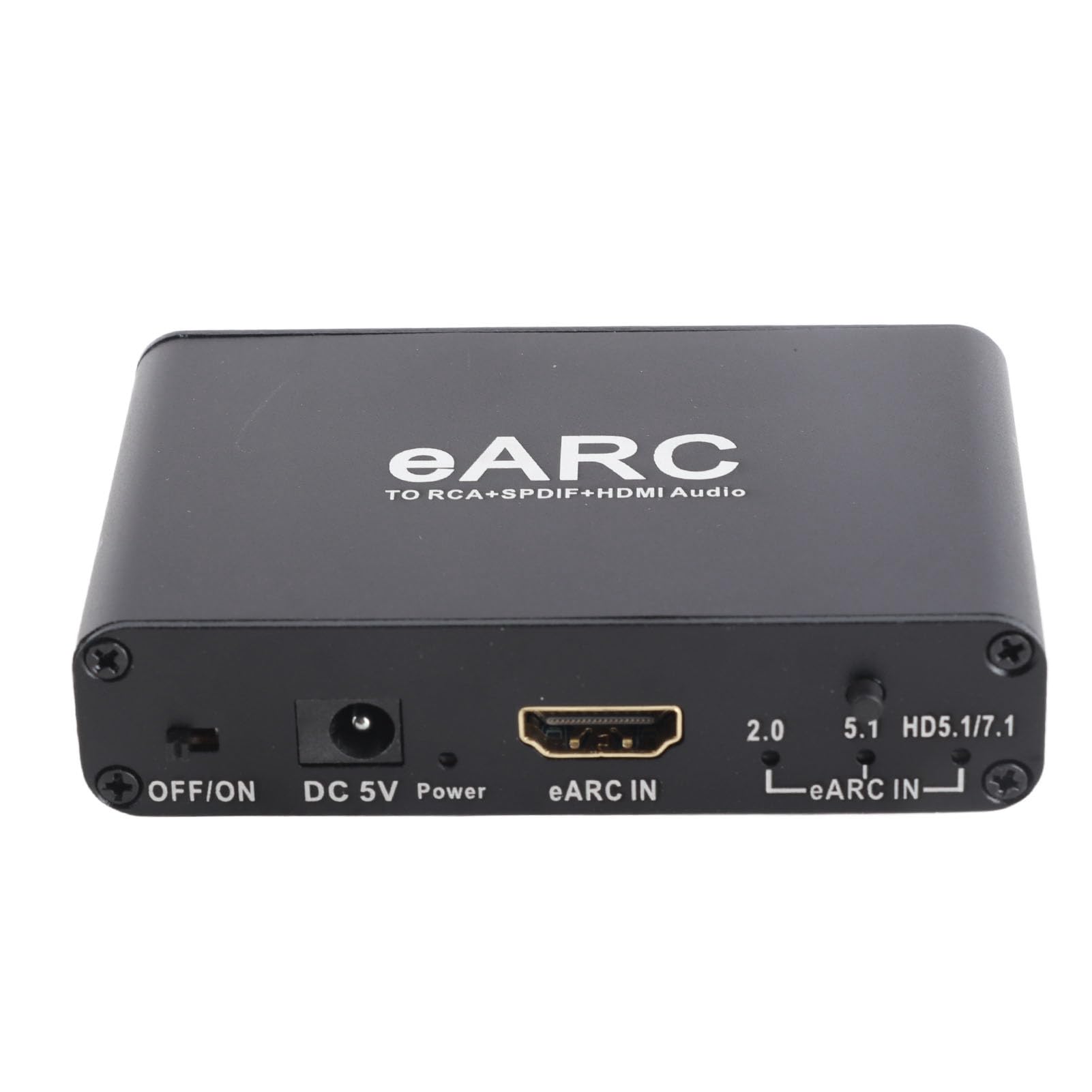 SENECESLI Estrattore Audio EARC, Adattatore ARC HDMI, Convertitore Audio EARC in Extrattore Audio HDMI/Optical / 3,5 Mm, per L'amplificatore di Altoparlanti della TV a system Audio