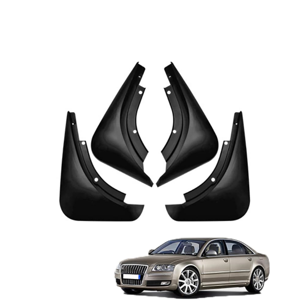 AMHVMU 4pcs Mud Flaps for Audi A8L 2007-2010