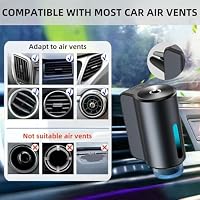 Car Air Freshener Diffuser, Smart Car Air Freshener, Car Diffuser Air Freshener with Three Adjustable Modes, Aromatizante Para Carro with 3pcs Essential Oil, Car Fresheners Long Lasting — image 5