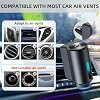 Car Air Freshener Diffuser, Smart Car Air Freshener, Car Diffuser Air Freshener with Three Adjustable Modes, Aromatizante Para Carro with 3pcs Essential Oil, Car Fresheners Long Lasting