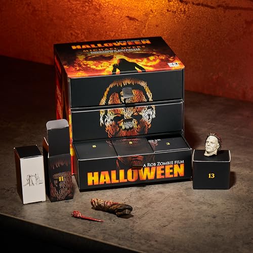CC Countdown Characters 2024 Michael Myers Aufbaubarer Halloween-Adventskalender – Offizielle Rob Zombie Halloween Sammelfigur