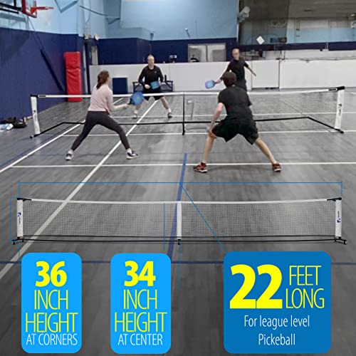 Anything Sports Deluxe Heavy Duty Pickleball Net With Wheels 2.0 #TOP1