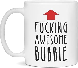 Fucking Awesome Bubbie Mug, Gift For Bubbie, Bubbie Mug, 11-Ounce White