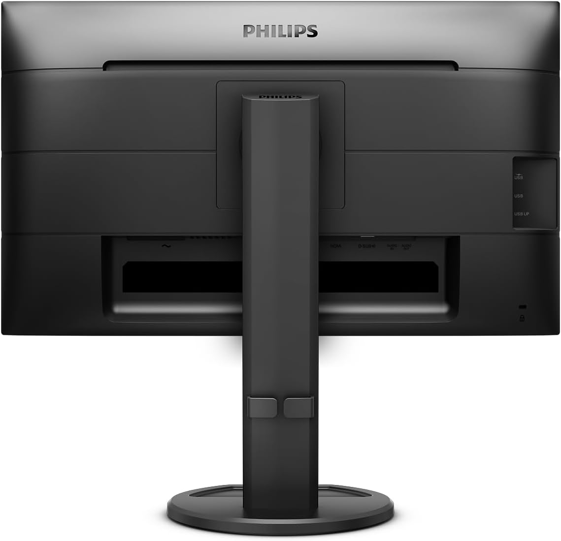 Side view of Philips 240B9 monitor showing USB ports