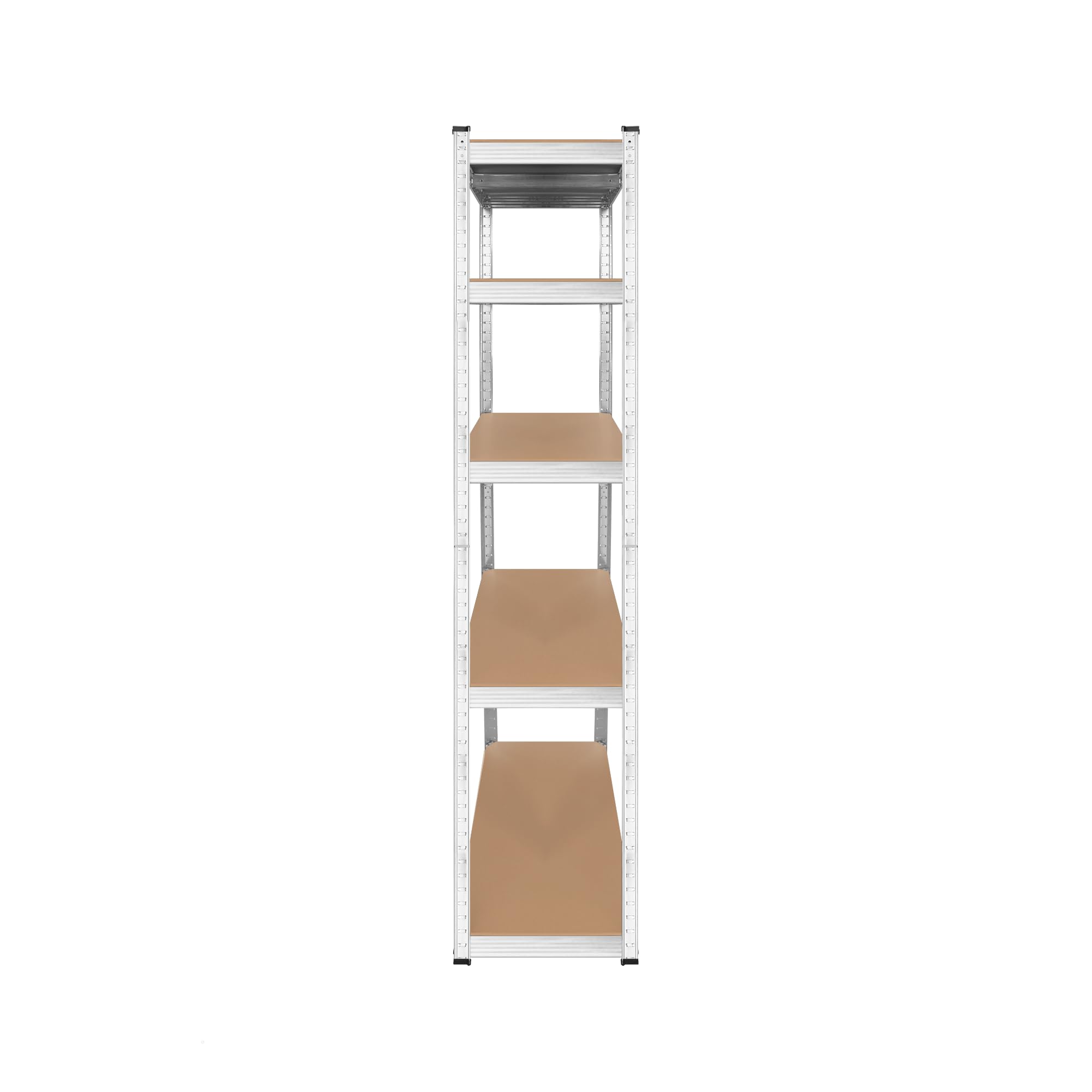Estantería de Metal Rebelde de Almacenamiento 180 x 90 x 40 Plata RB-1251