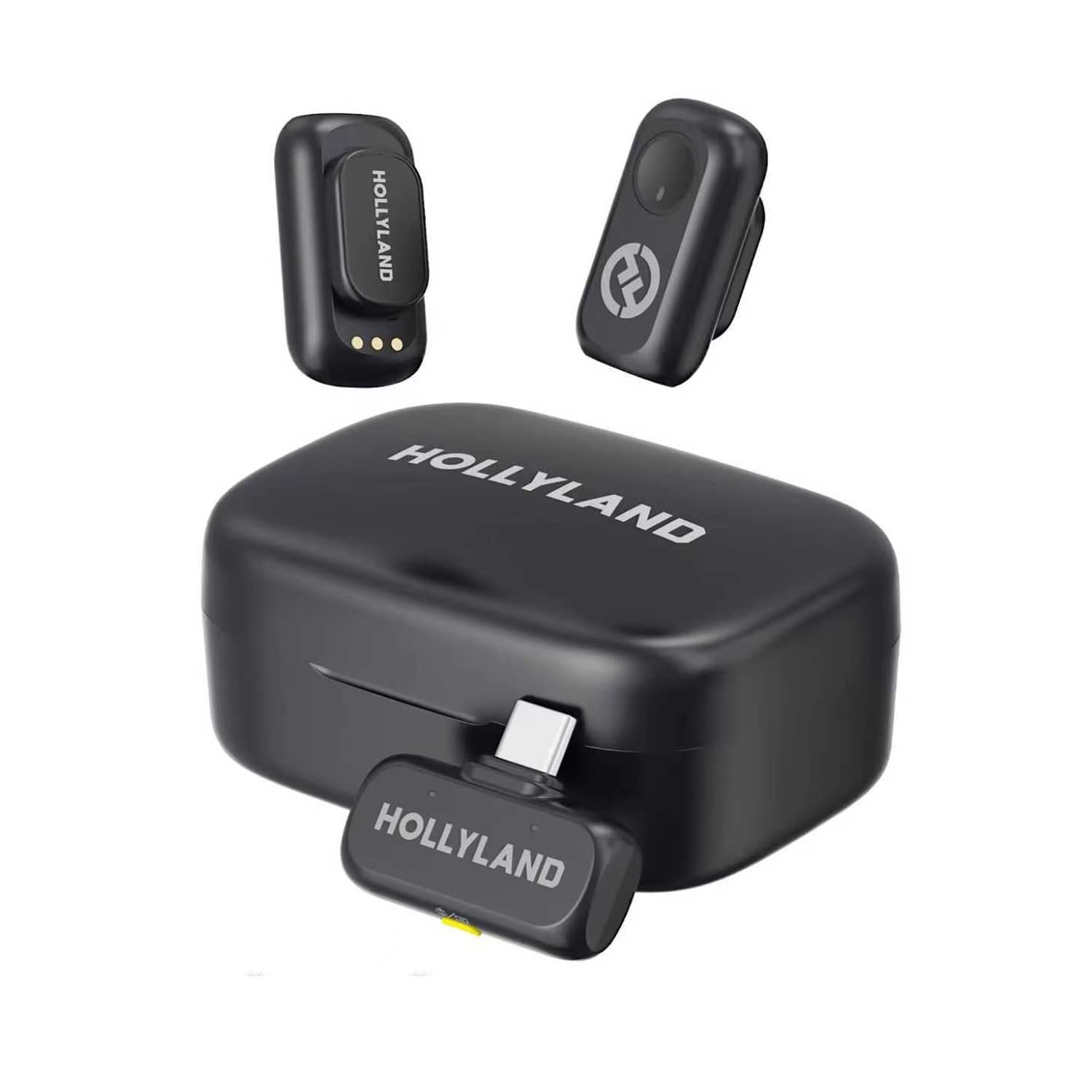 HOLLYLAND ワイヤレスイヤフォン ブラック Hollyland (6) Pro-6S Single Ear Wireless Headset Kit