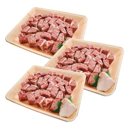 [訳あり]サイコロステーキ 黒毛和牛 しまね和牛 日本一 和牛 お子様 パクパク 200g×3P 計600g