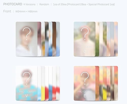 Miniatura 5 de BTS Love Yourself Her (O Version) Álbum Bangtan Boys CD+Póster+Photobook+Photocard+Mini Book+Paquete de calcomanías+Regalo (6 tarjetas fotográficas