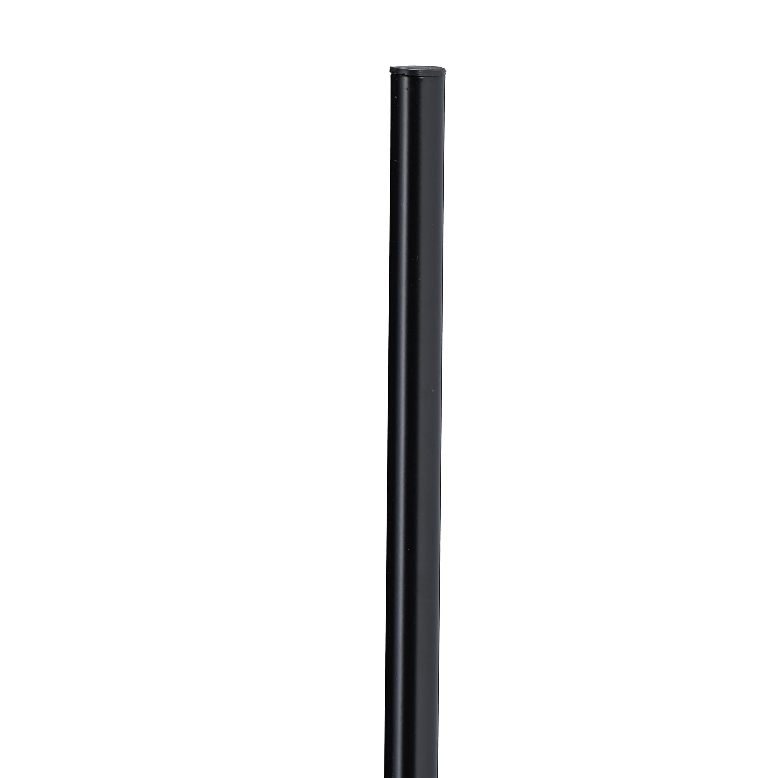 en.casa] Handdoekladder yer handdoekrek met 6 sporten decoratieve ladder handdoekhouder handdoekstandaard vrijstaand 170x45x2 cm staal zwart