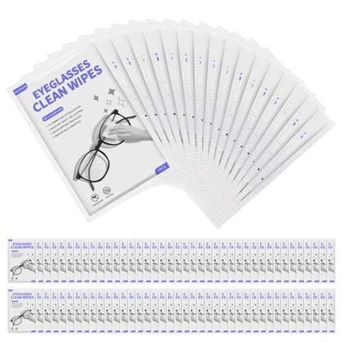 Flintronic Lot de 240 Lingettes Nettoyantes Portables, Chiffon de Nettoyant pour Lunettes, Appareils Photo, Jumelles, Miroirs, Tablettes, Téléphones, 15 x 12...