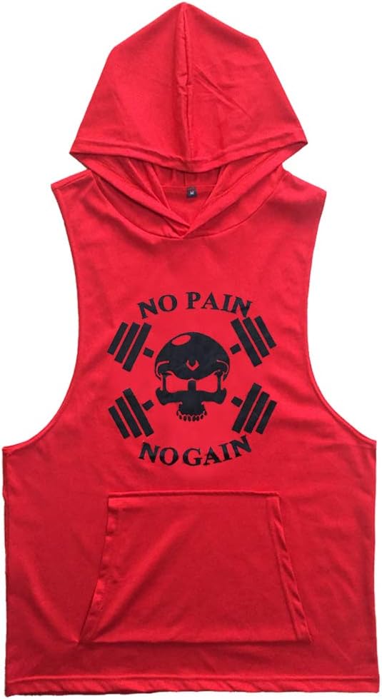 SZKANI Mens Skull Print Sleeveless Fitness Vest Bodybuilding Stringers Workout Tank Tops - Image 5