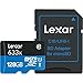 Price comparison product image Lexar High-Performance 633x 128GB Micro SD Card, microSDXC UHS-I Card w/ SD Adapter, Up to 100MB/s Read, TF Card for Smartphones, Tablets, and Action Cameras (LSDMI128BBEU633A)