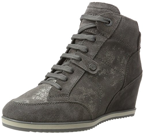 Geox D Illusion A, Scarpe da Ginnastica Alte