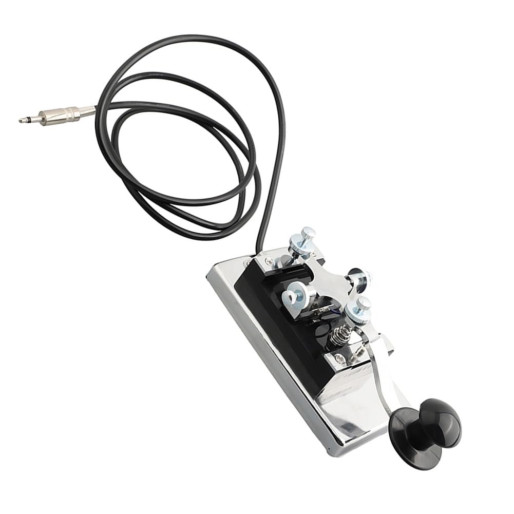 Clé télégraphique CW à palette amovible FACAIIO HY-K4 avec base de protection stable