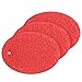 Red Kitchen Sponges Cleaning Dish Sponges Non-Scratch Natural Scrubber Sponge for Kitchen Bathroom Cars, pack of 3