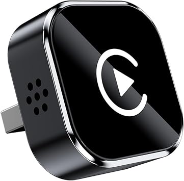 Wireless CarPlay Adapter 2025 Upgrade Wired CarPlay to Wireless, Mini USB Design for Cars with Built-in Wired Apple CarPlay Plug and Play Easy Use Fast Stable Connection Car Play for iPhone B