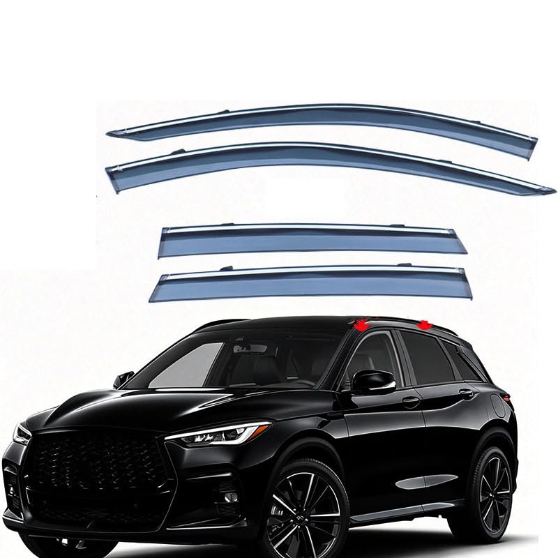 Déflecteurs d'air Infiniti QX50 évite la buée en laissant l'air circuler sous la pluie