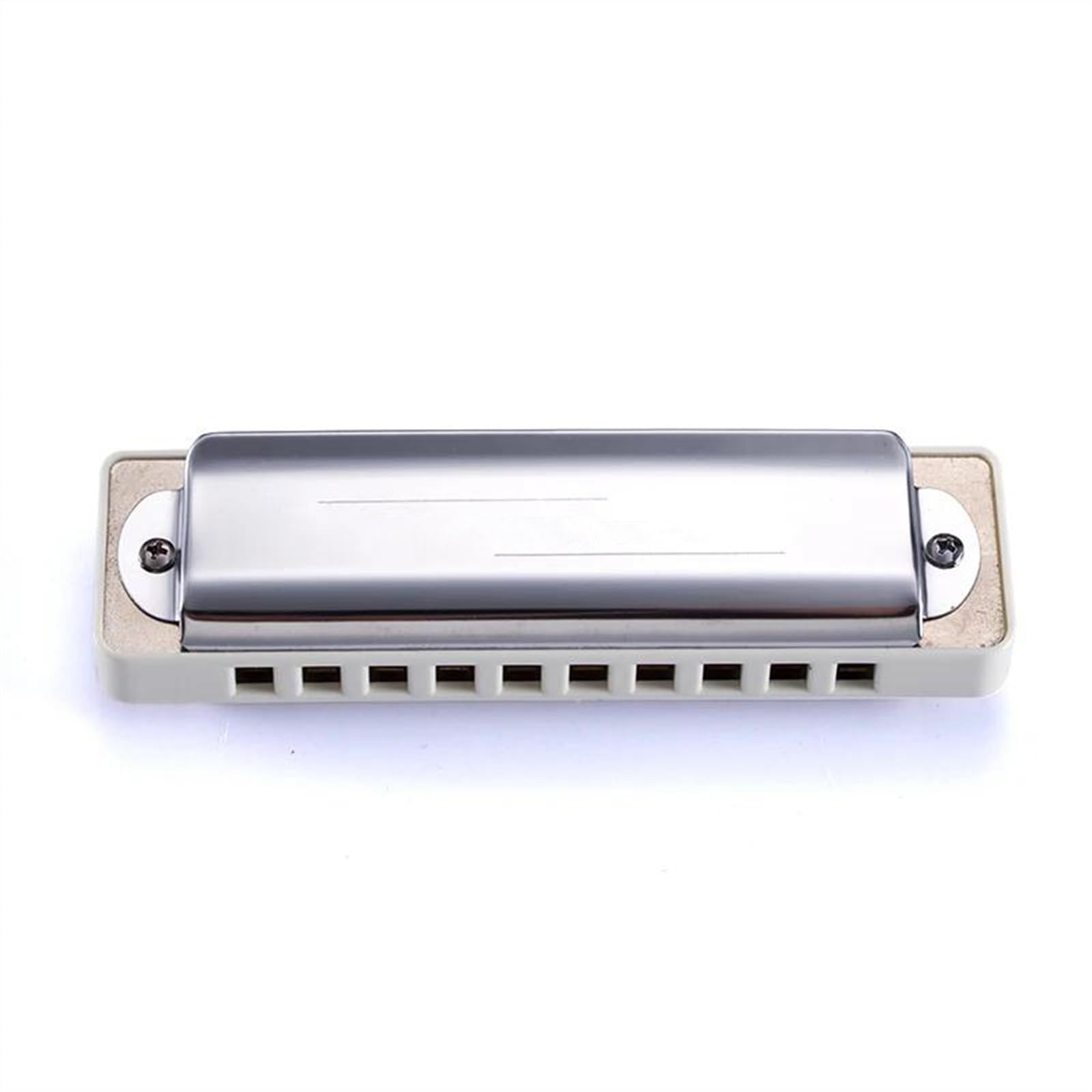 Harmonijka Diatonic 10-otworowa Organy ustne Blues Harp białe Specjalne dla początkujących(B)