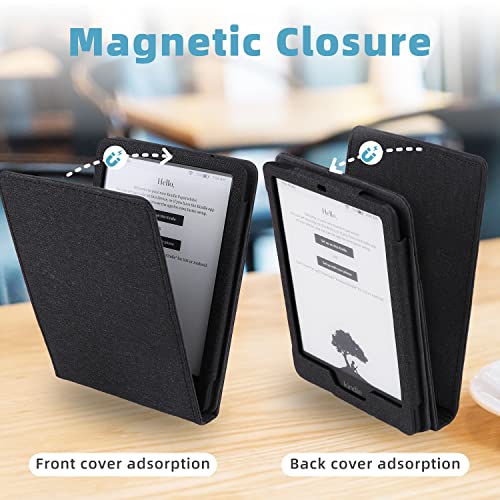 Walnew Flip Case For 6.8 Inch Kindle Paperwhite 11Th Generation 2021 And Kindle Paperwhite Signature Edition - Two Hand Straps And Vertical Multi-Viewing Stand Cover With Auto Wake/Sleep thumb #6