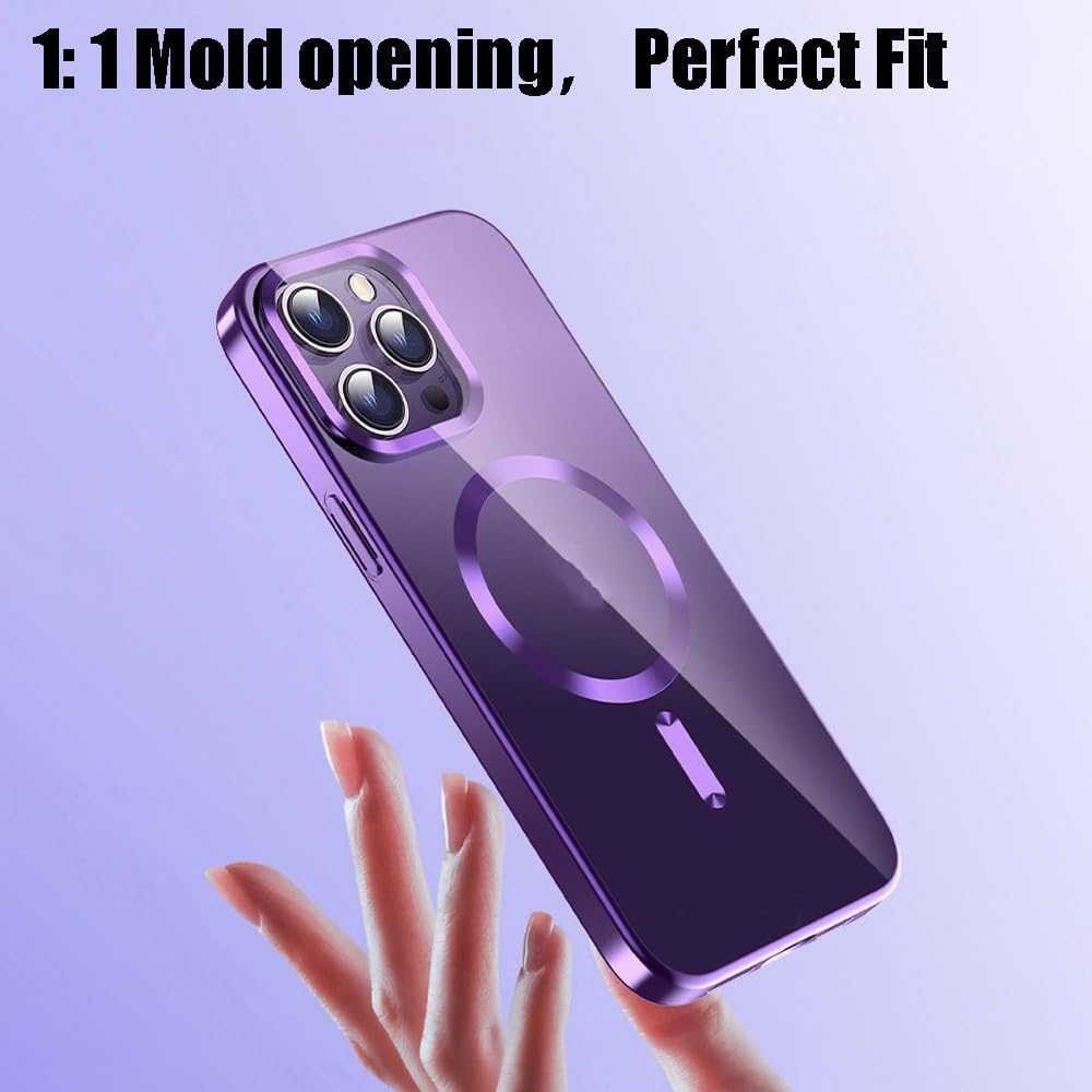 Amazon.co.jp: ファッション透明磁気ワイヤレス充電ケース For iPhone