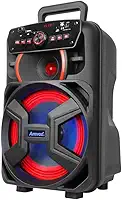 Amvox Caixa de Som Amplificada ACA 221 Gigante II - 220W RMS, Bluetooth, Rádio FM, USB, Preto