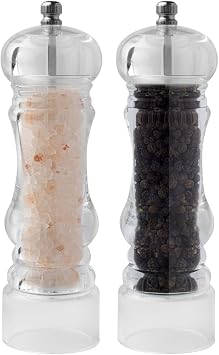 Akrilik Tuz Karabiber De irmeni  t c  - Baharat  t c s , 18 Cm 2 Adet, Akrilik De irmen 18 cm