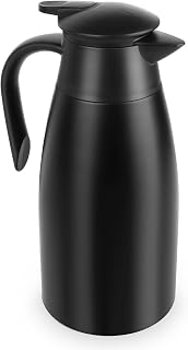 2 Litros Jarra Térmica, Jarra Termo se Acero Inoxidable, Termo con Aislamiento Térmico al vacío aislados, Se Mantiene Caliente Durante 24 Horas, Termo Grande Para Café, Té, Agua, Jarra Caliente